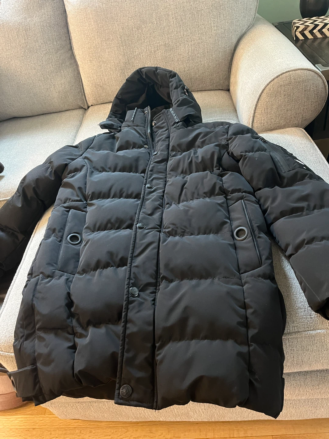 Point Zero Puffer Jacket - Black, Size Medium - photo 5