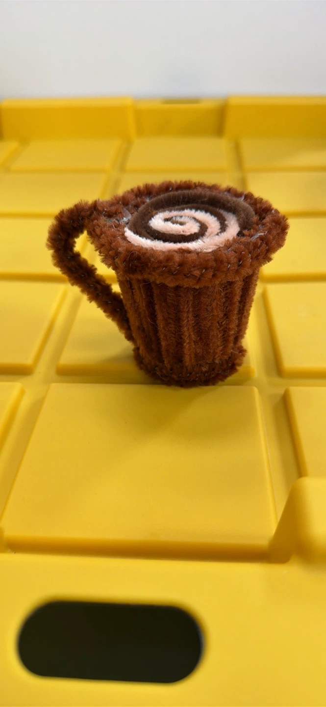 Pipe Cleaner Coffee Mug Art