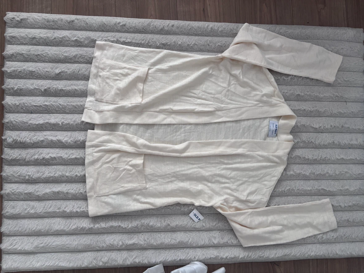Old Navy Open-Front Cardigan - Cream