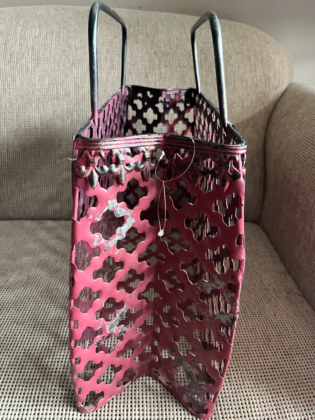 Vintage Metal Magazine Rack - photo 3