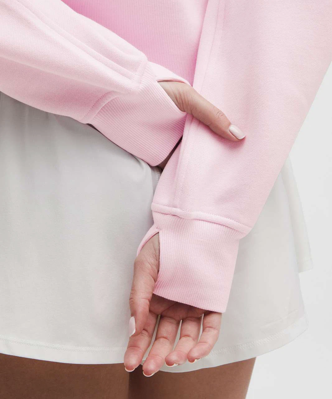 Lululemon Scuba Oversized Half-Zip Hoodie (Pink Organza) - photo 3