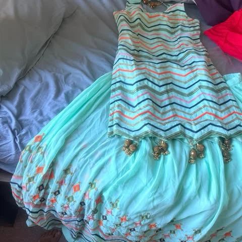 Two Traditional South Asian Outfits - photo 2
