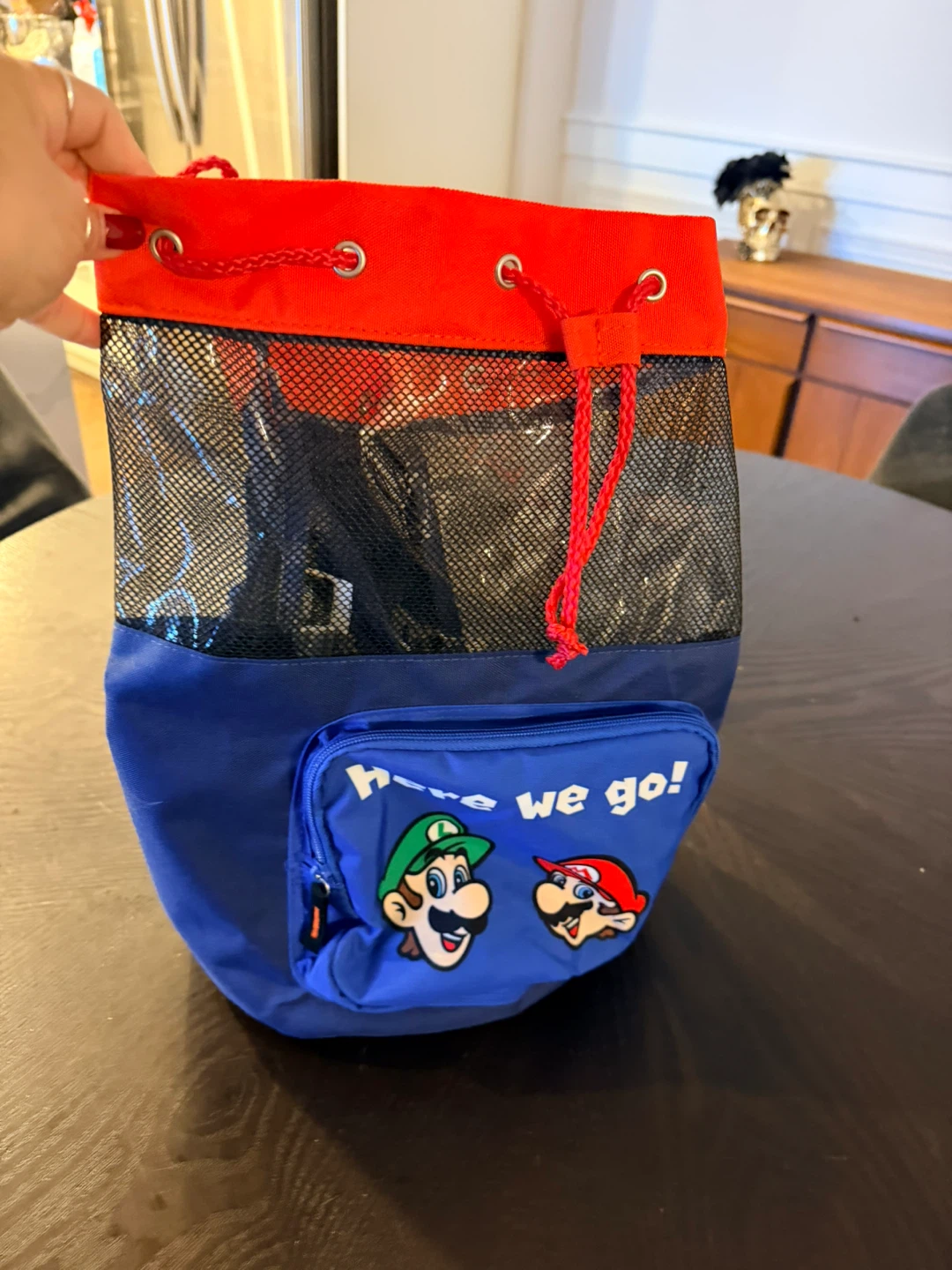 Super Mario Drawstring Backpack