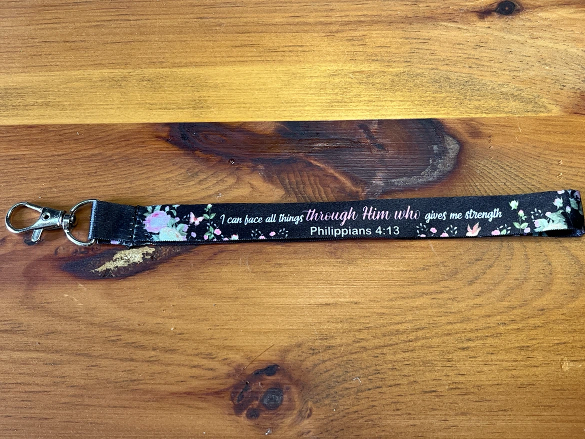Choice if 1  Scripture Lanyard $3.00 each