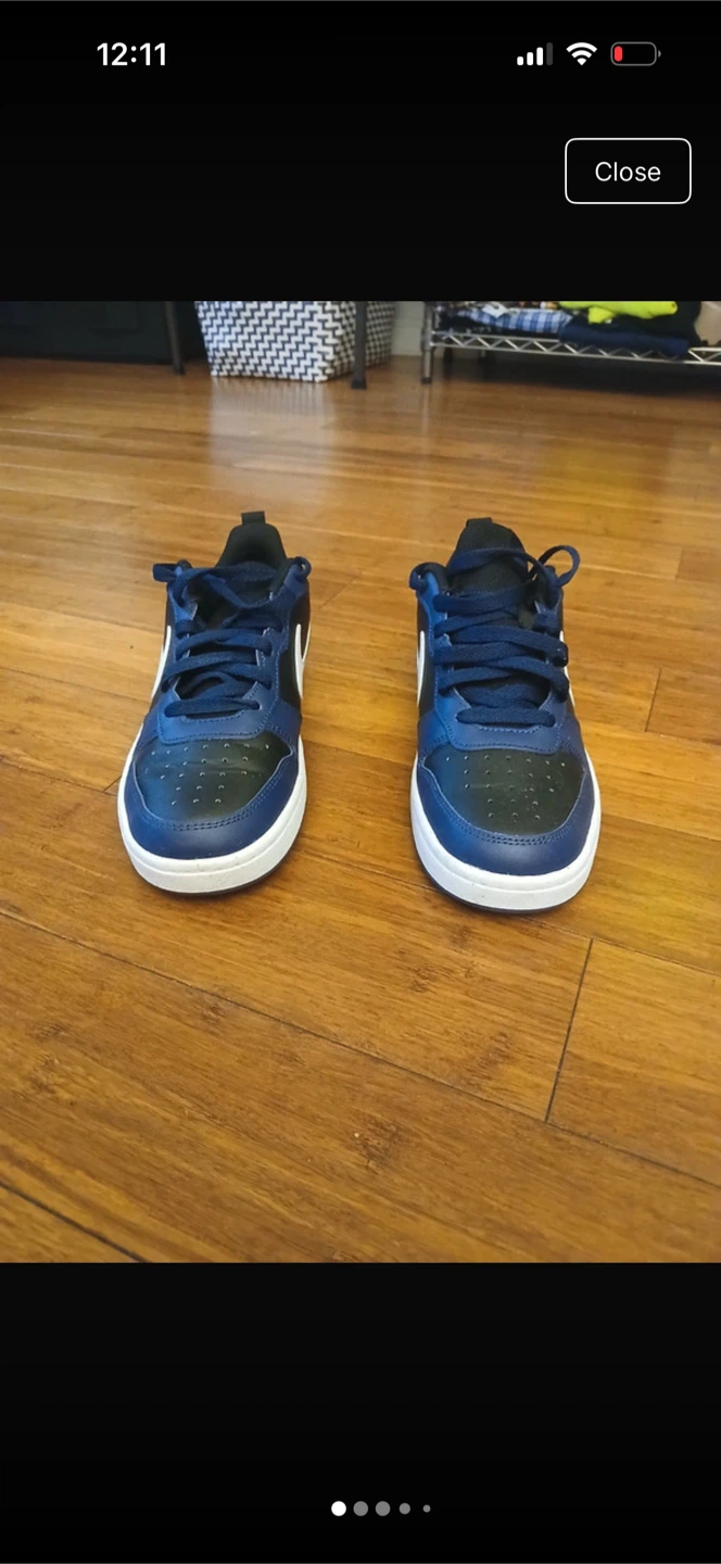 Nike Blue and Black Sneakers