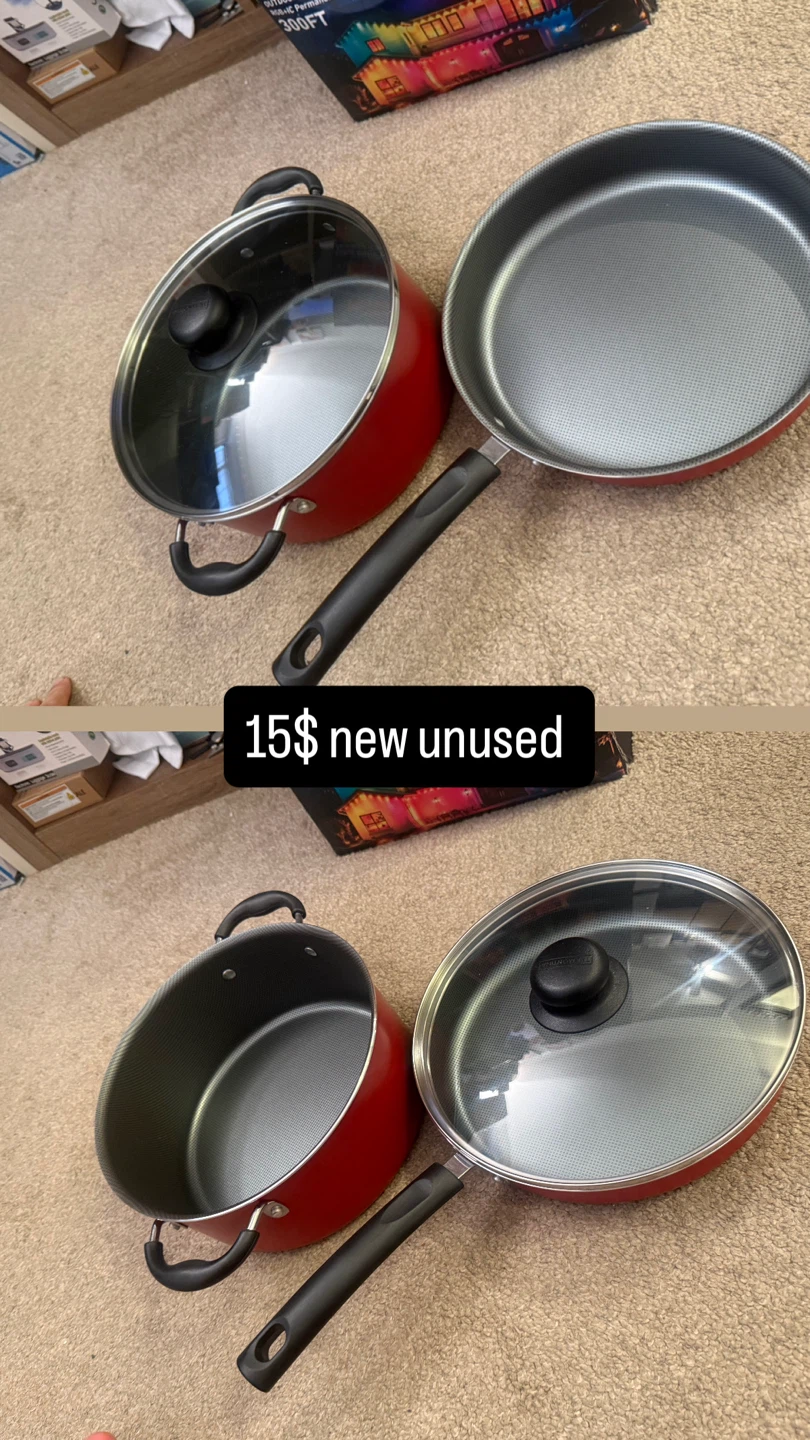 Pots pans cookware