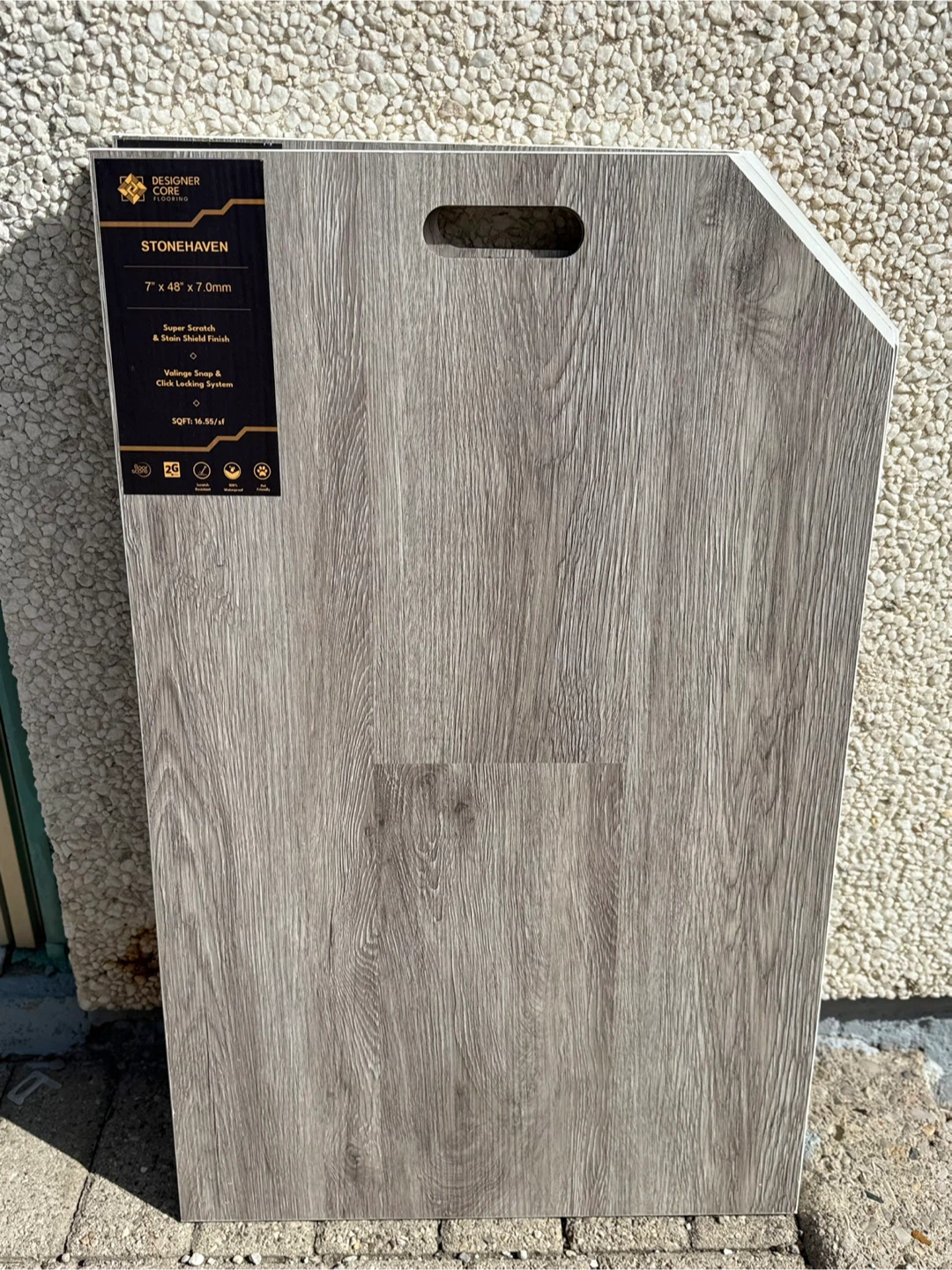 7mm vinyl flooring - $1.79/sf - photo 2