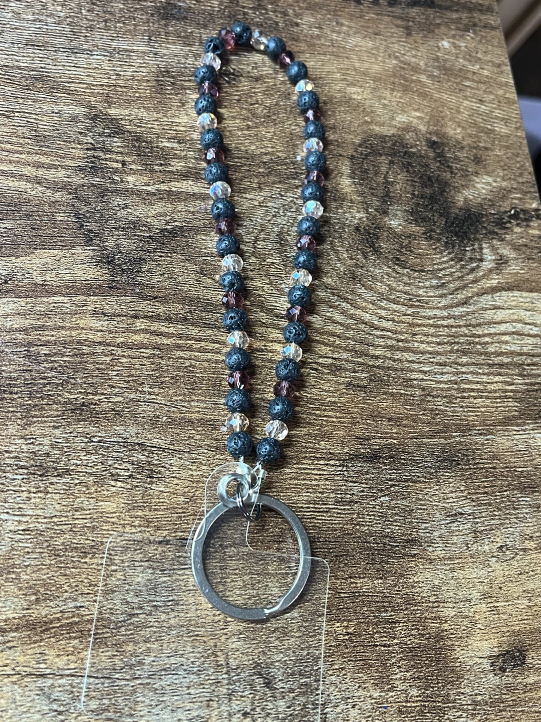 Handmade Beaded Wristlet for Keys and Cell Phone - photo 5