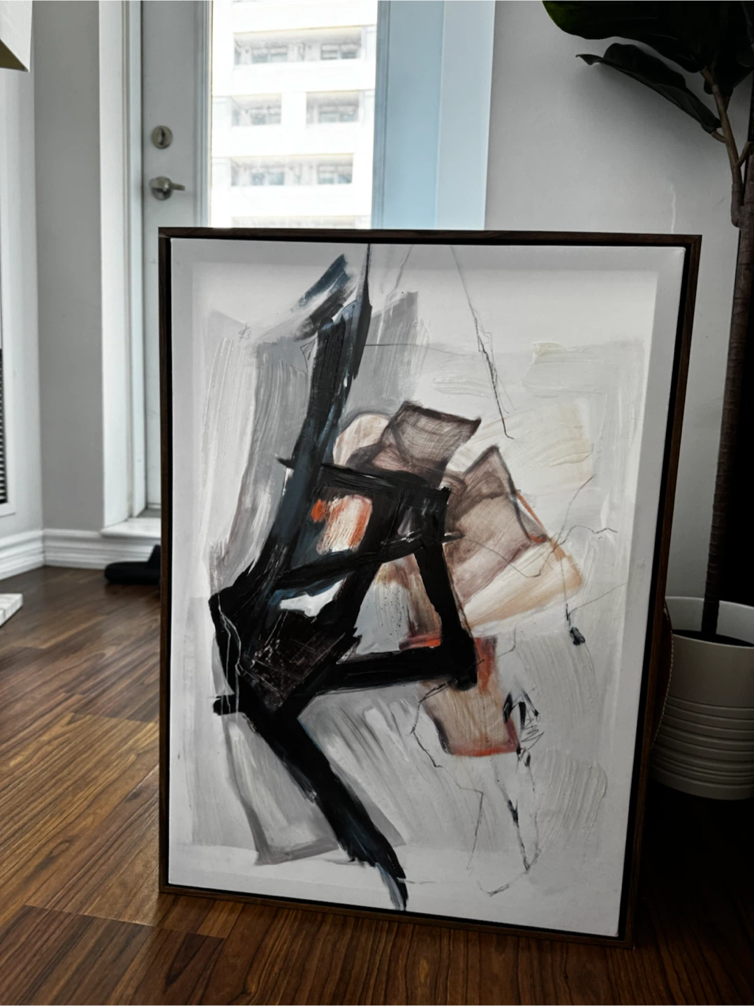 Set of Two Framed Abstract Wall Art Pieces - photo 3