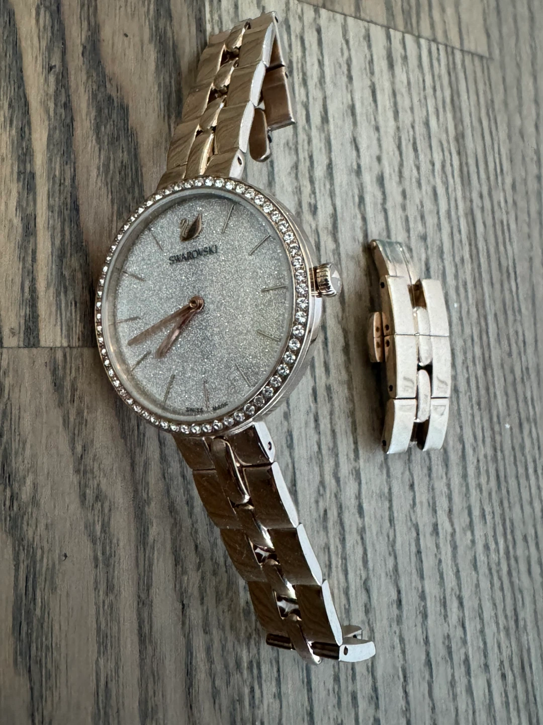 Swarovski Crystalline Rose Gold Tone Watch - photo 2