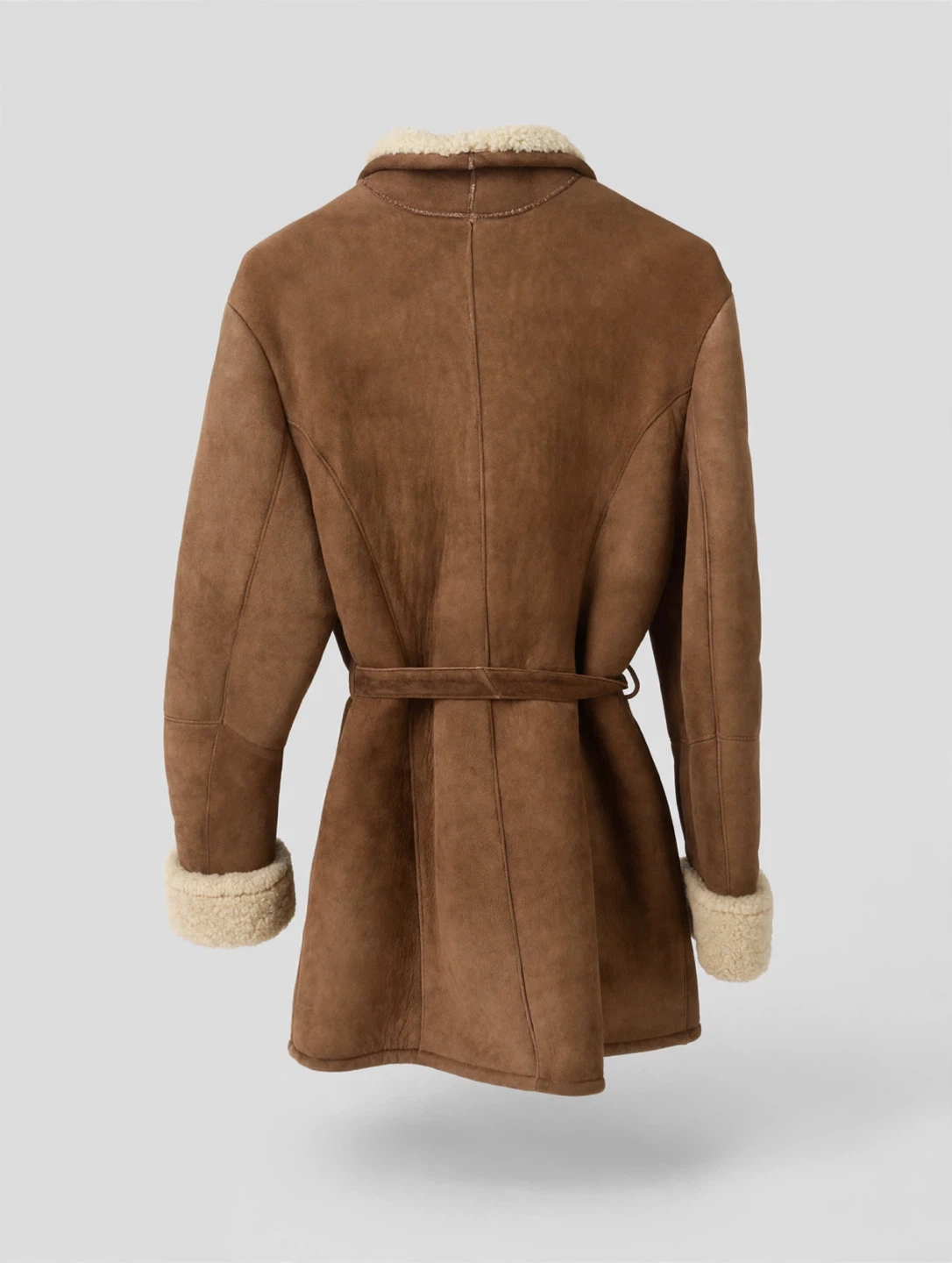 Brown Shearling Women’s Coat - photo 3