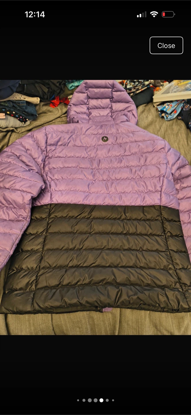 Marmot Down Jacket Purple and Black - photo 2