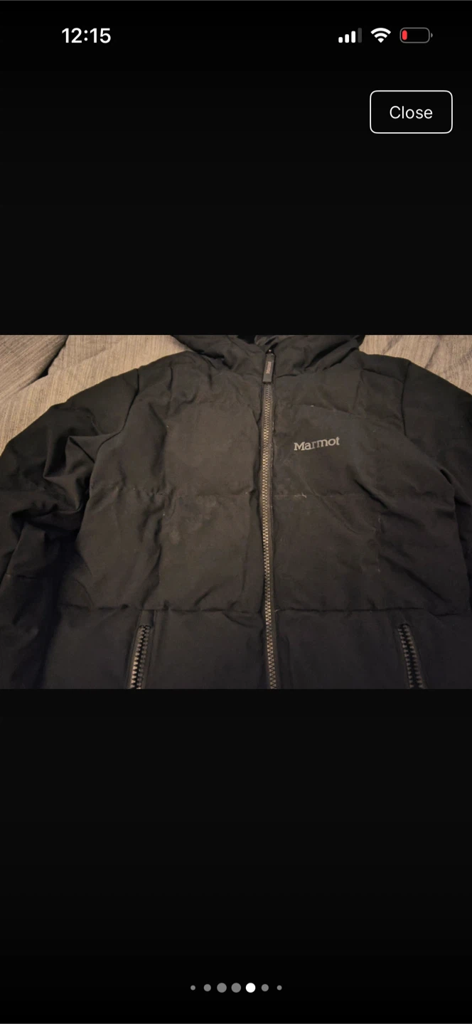 Marmot Black Puffer Jacket - photo 5