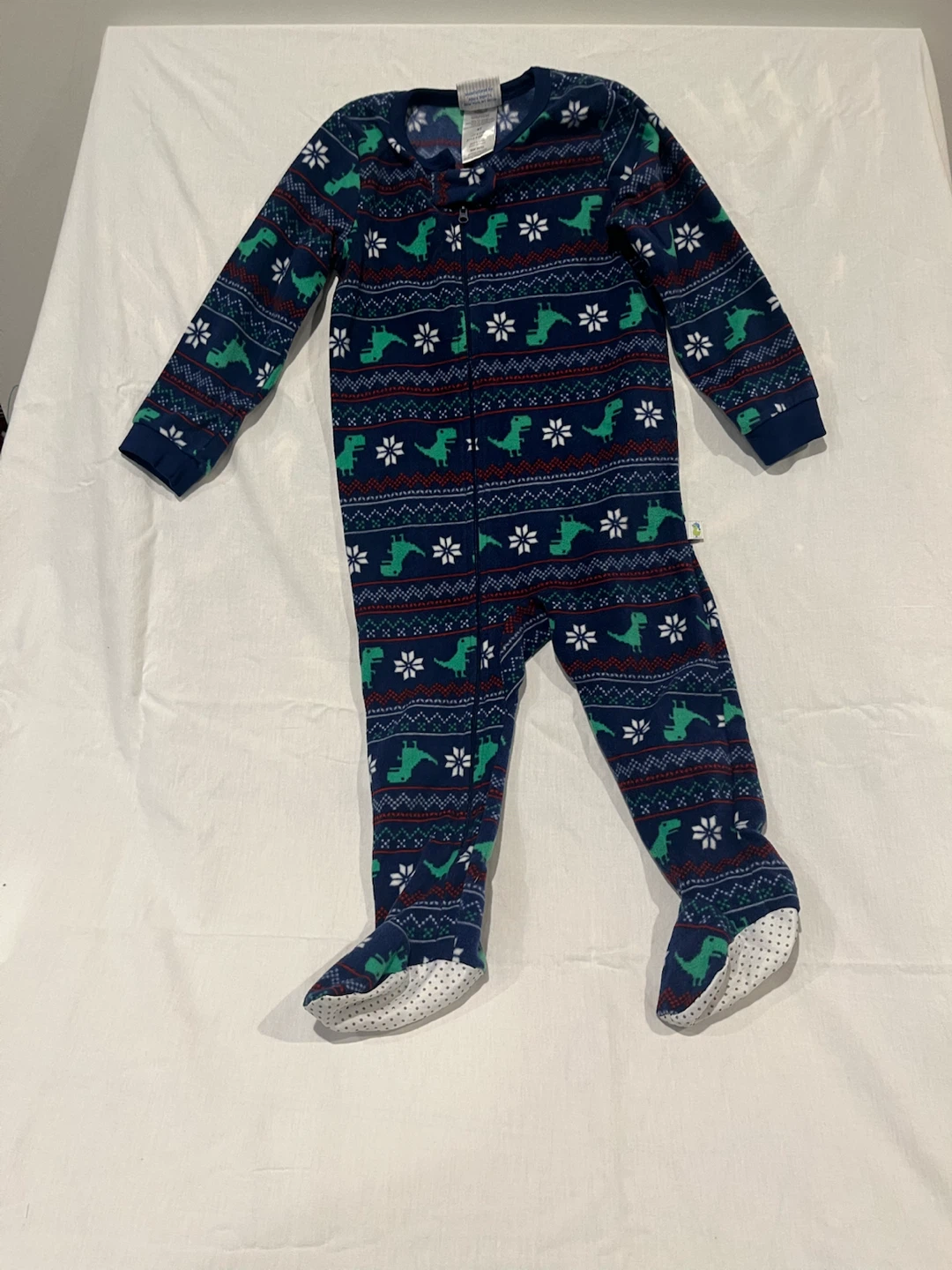 Duck Duck Goose Dinosaur Fleece Pajamas 4T