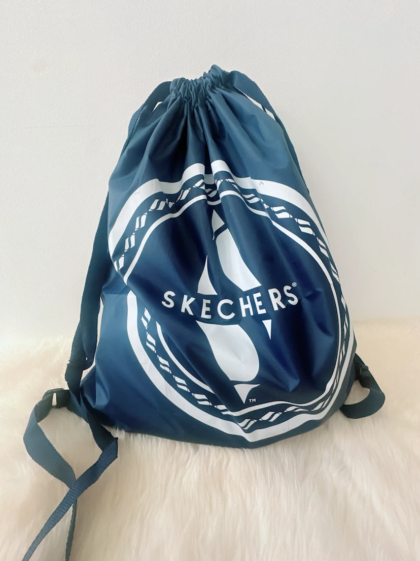 Skechers navy drawstring backpack
