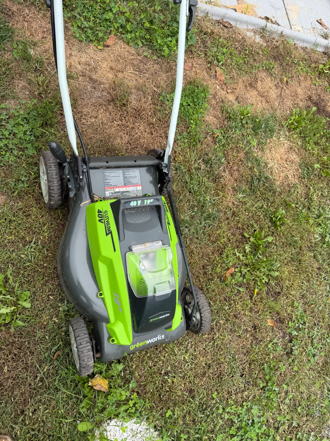 Greenworks 40V 19-inch Cordless Lawn Mower - photo 2