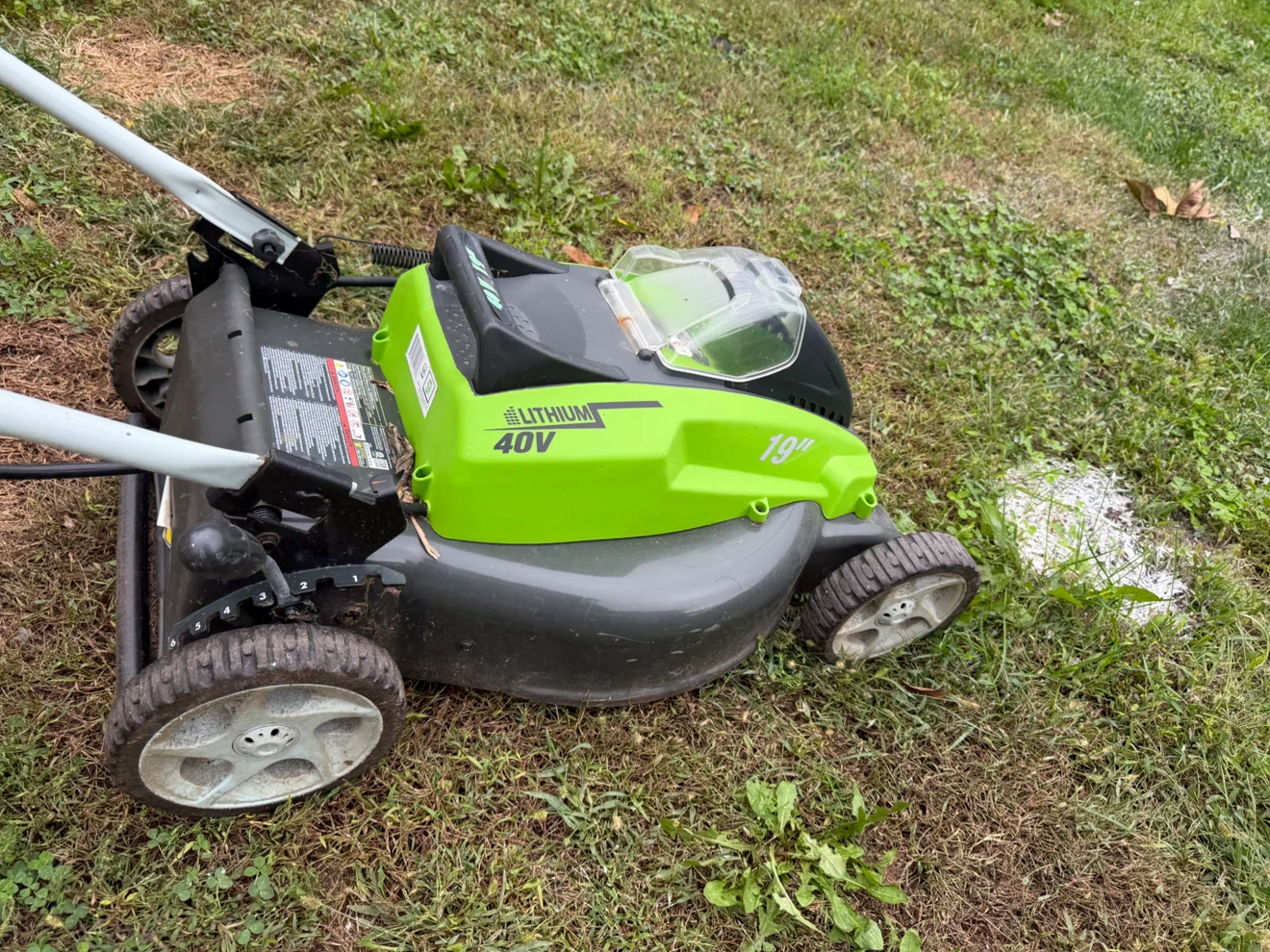 Greenworks 40V 19-inch Cordless Lawn Mower - photo 3