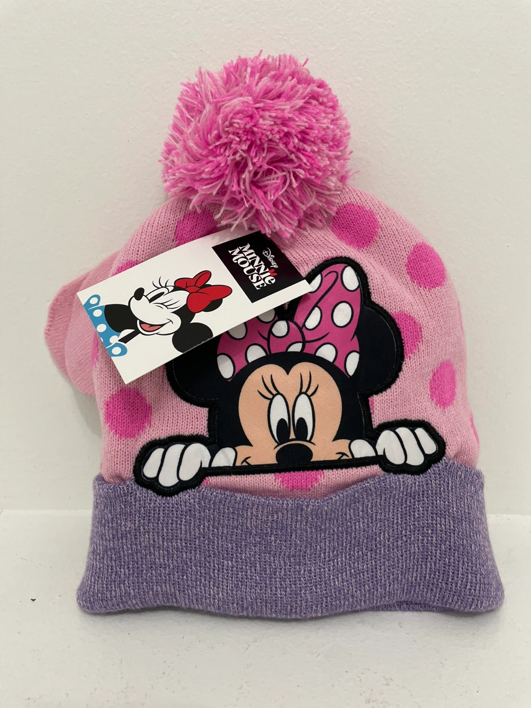 Brand new Minnie Mouse hat & mitten set