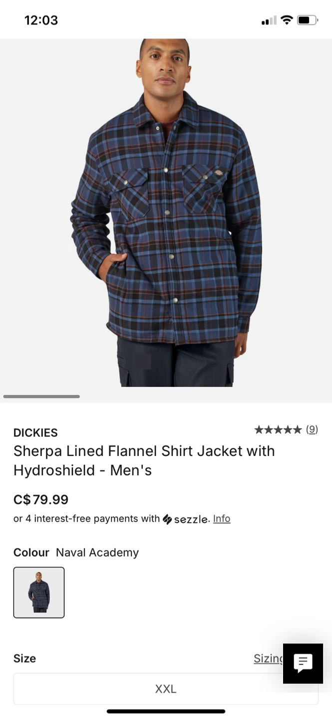 Dickies Sherpa Lined Flannel Shirt Jacket - photo 2
