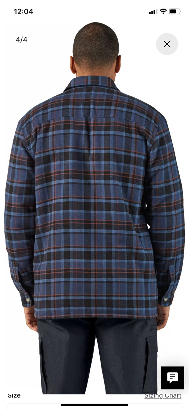 Dickies Sherpa Lined Flannel Shirt Jacket - photo 4
