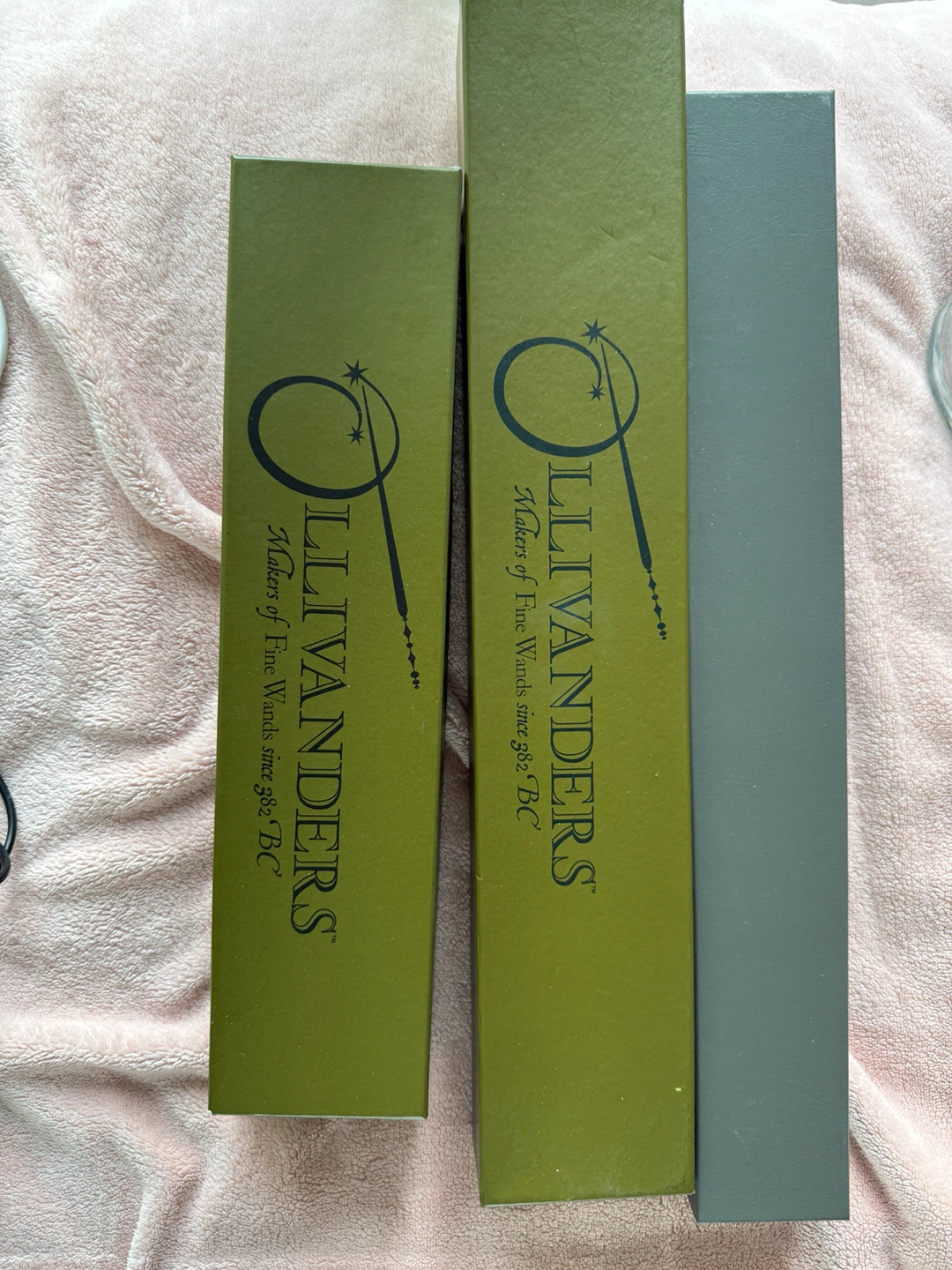 Three Harry Potter Collectible Wands