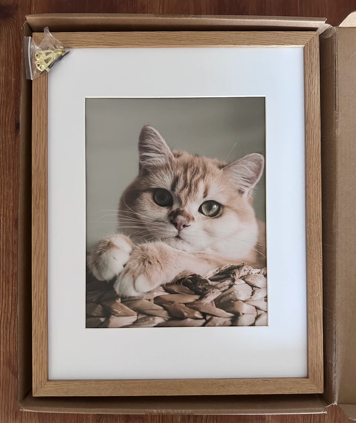 Wooden Picture Frame with Mat