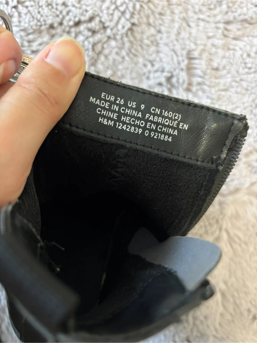 H&M Black Kids Boots Size 9 - photo 4