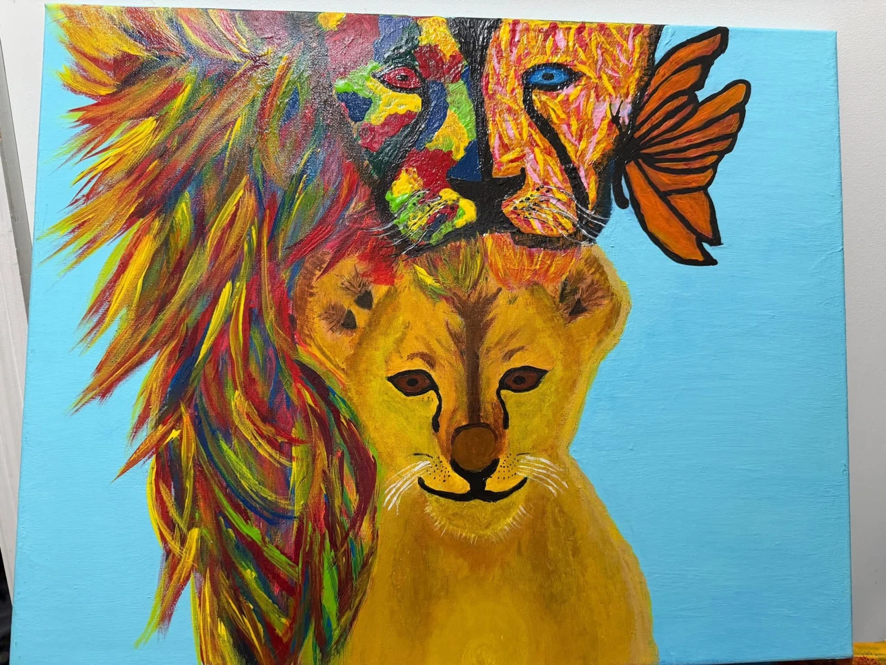 Lienzos hechos a mano en pintura acrílico