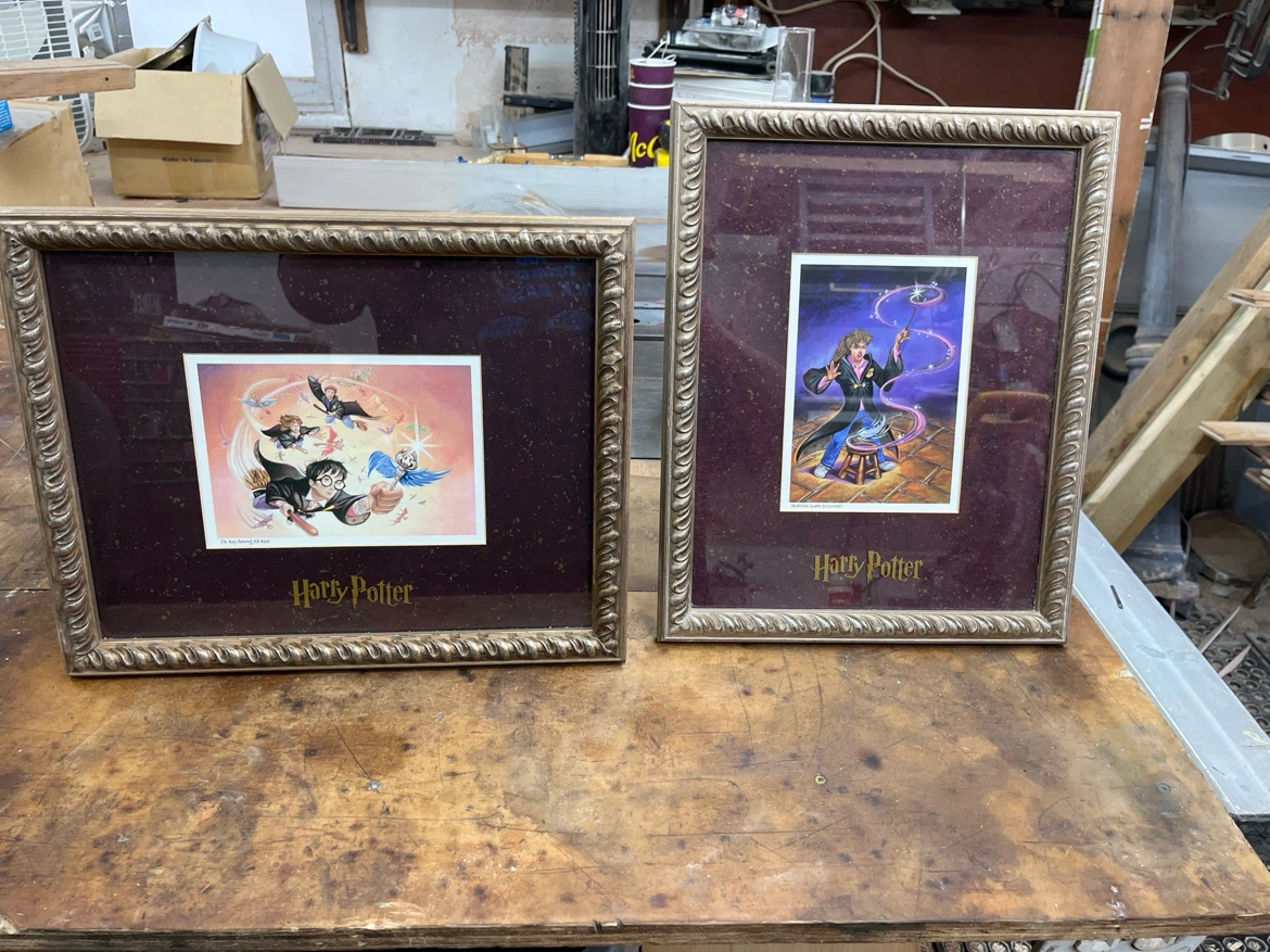 2 Framed Harry Potter Art Prints