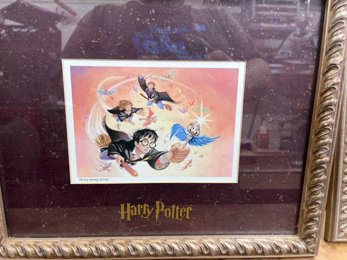 2 Framed Harry Potter Art Prints - photo 2