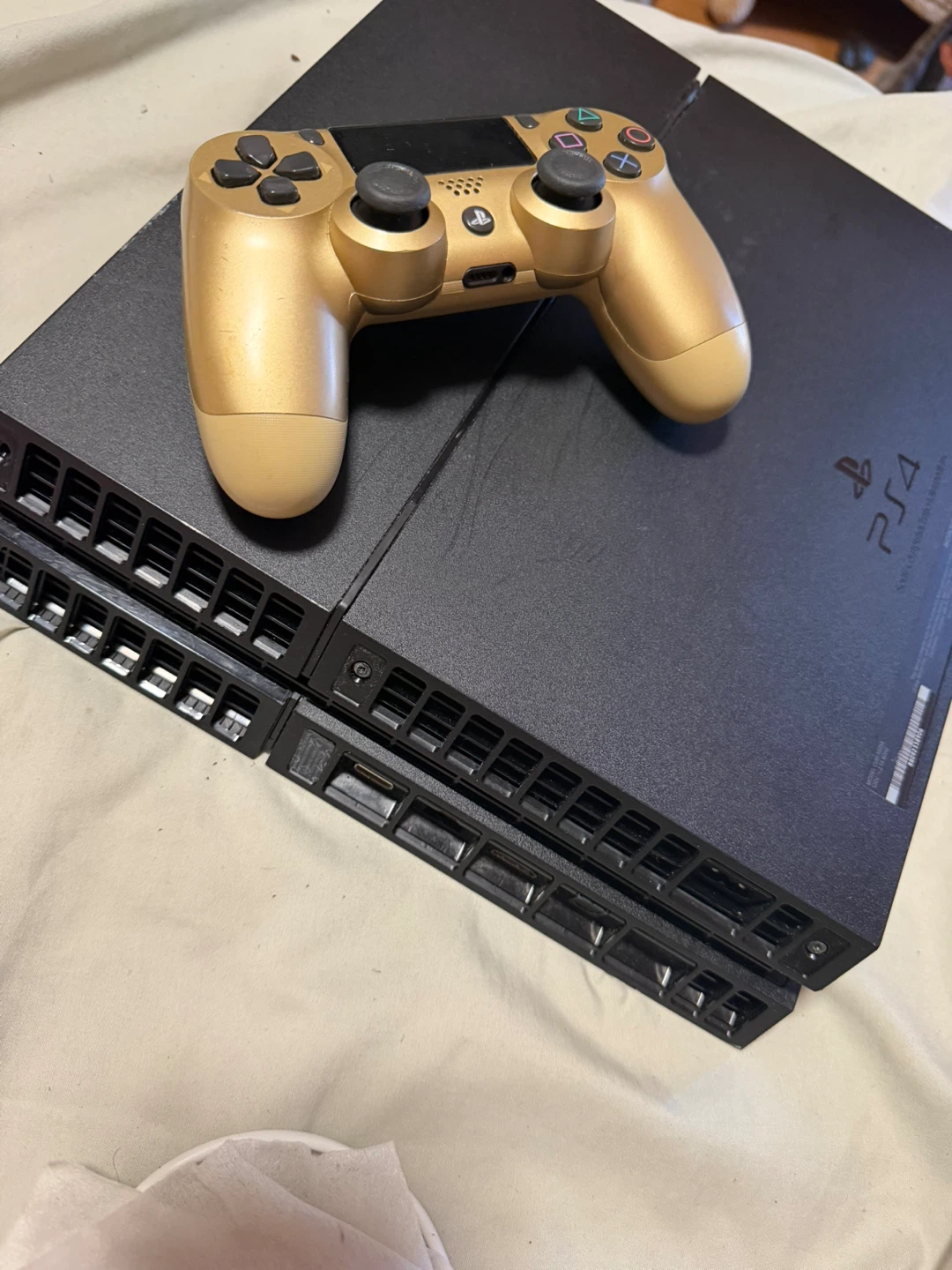 Sony PlayStation 4 Console with Gold Controller - photo 4