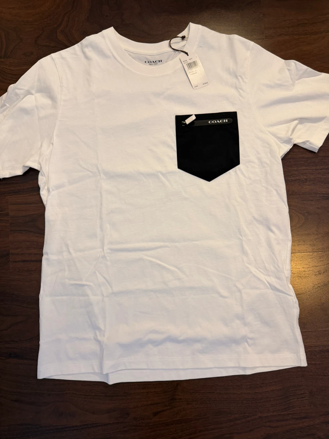 Coach Mix Media T-Shirt White Large