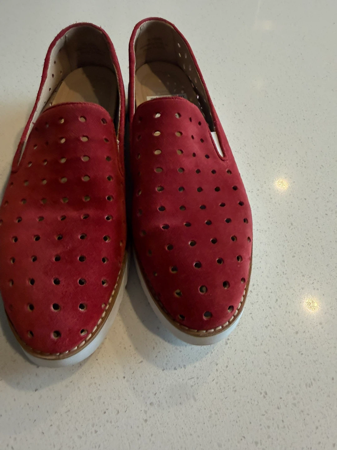 Johnston & Murphy Red Suede Slip-on Shoes - photo 5