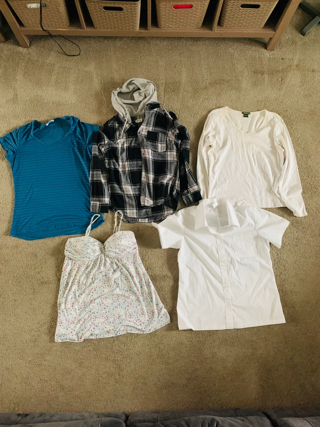 5 Women Tops, Blouse, Shirt, Polo — ALL for $6