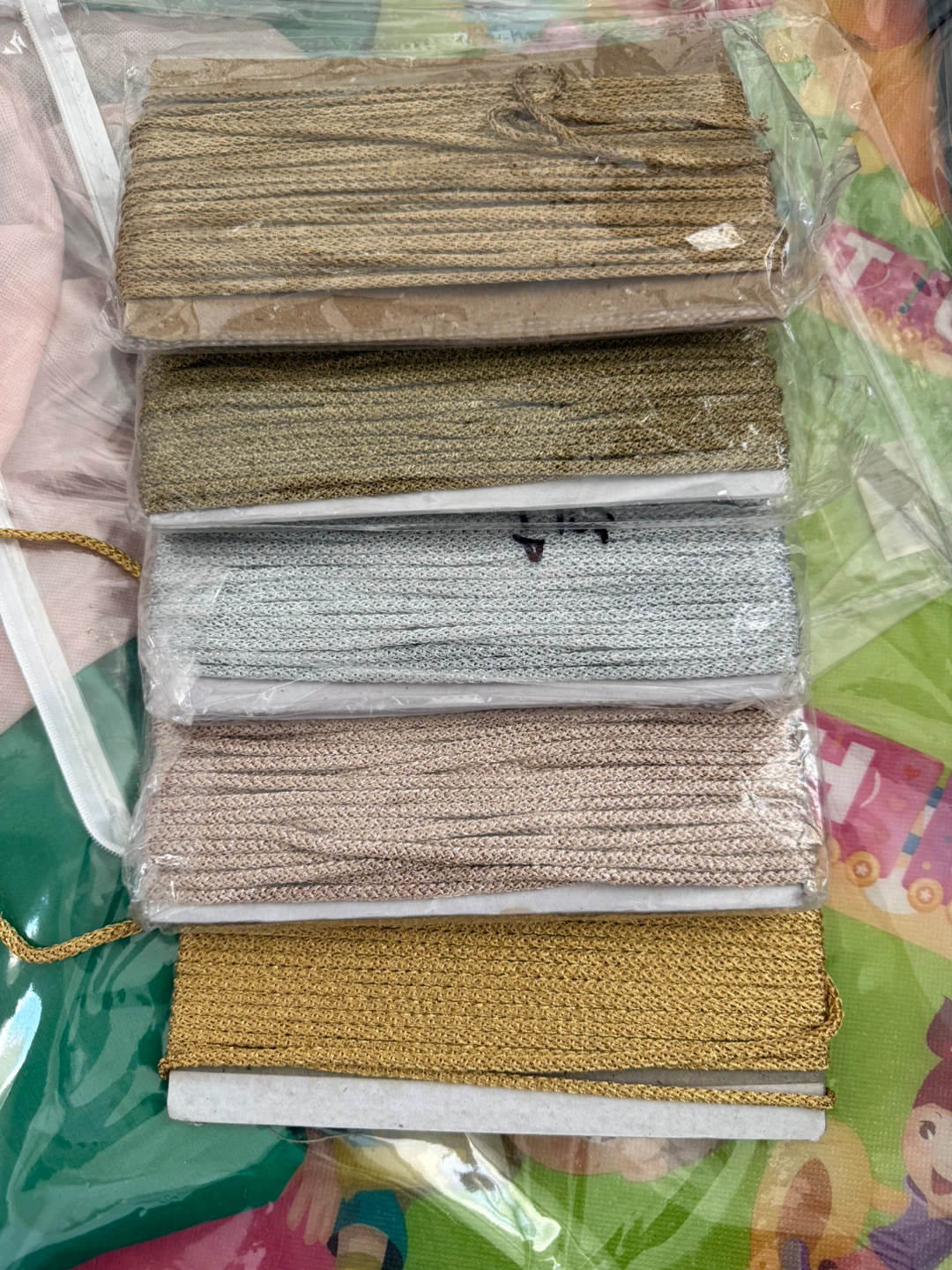 Assorted Sewing Trims and Lace Ribbons