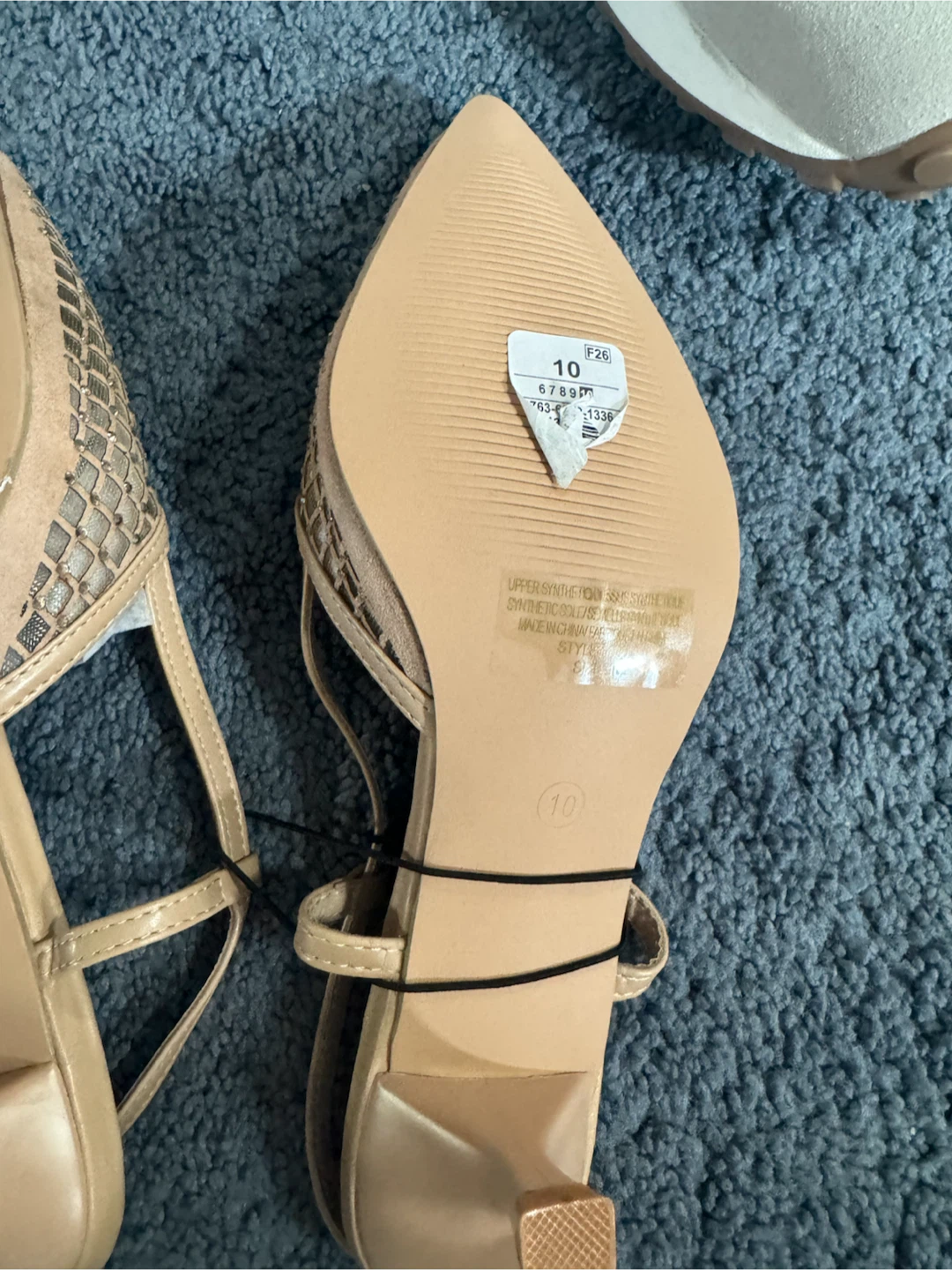 Call It Spring Slingback Heels, Beige, Size 10 - photo 2
