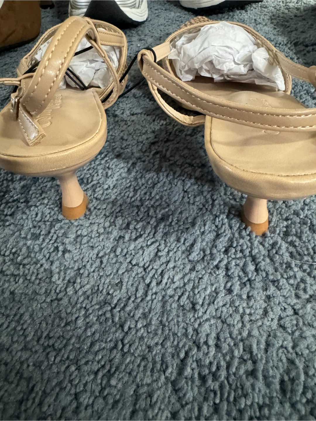 Call It Spring Slingback Heels, Beige, Size 10 - photo 3