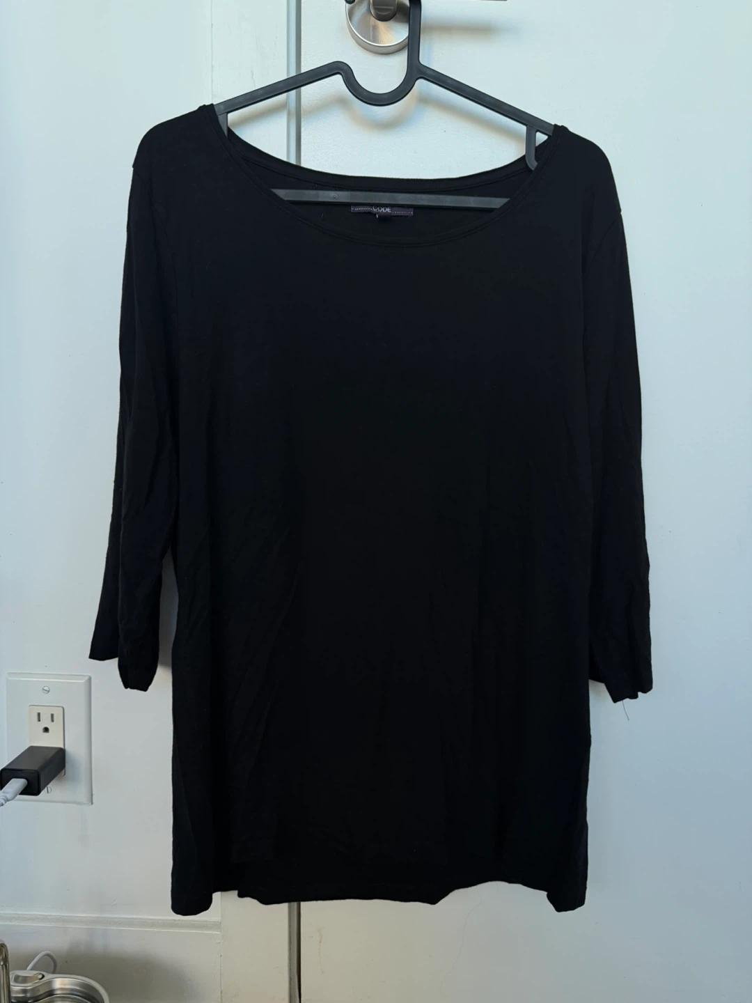 Black Long-Sleeve T-Shirt