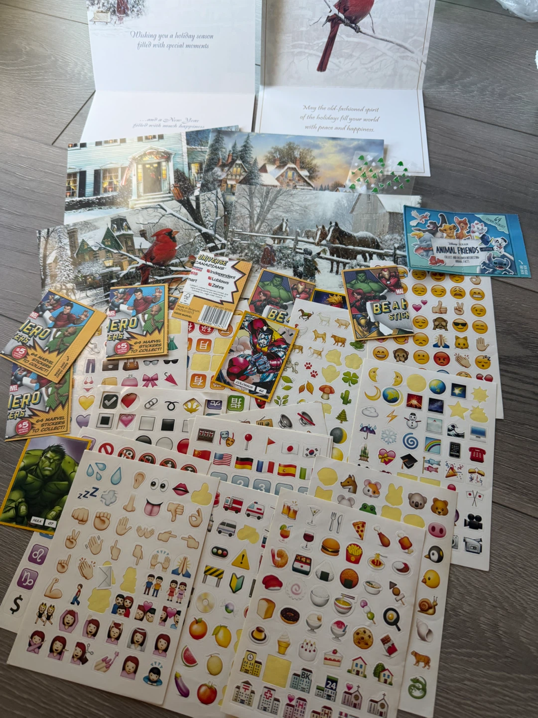 Large Collection of Assorted Stickers