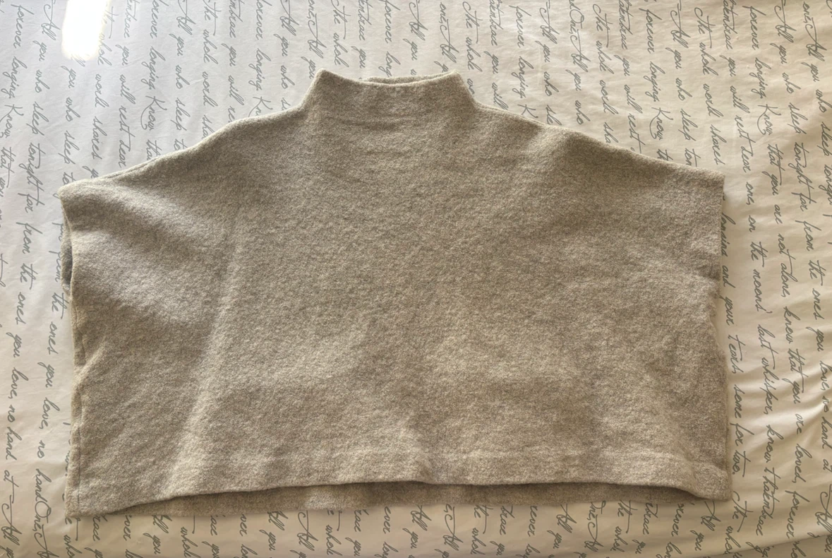 Wilfred Cropped Poncho - photo 2