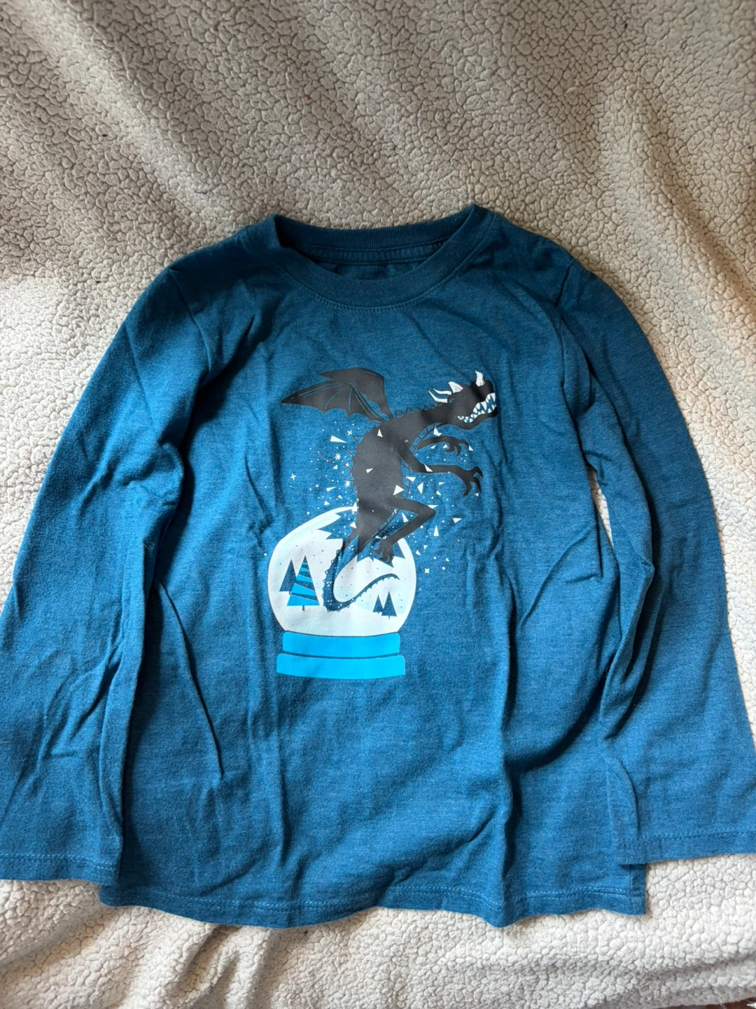 Cat & Jack Long Sleeve Dragon Shirt
