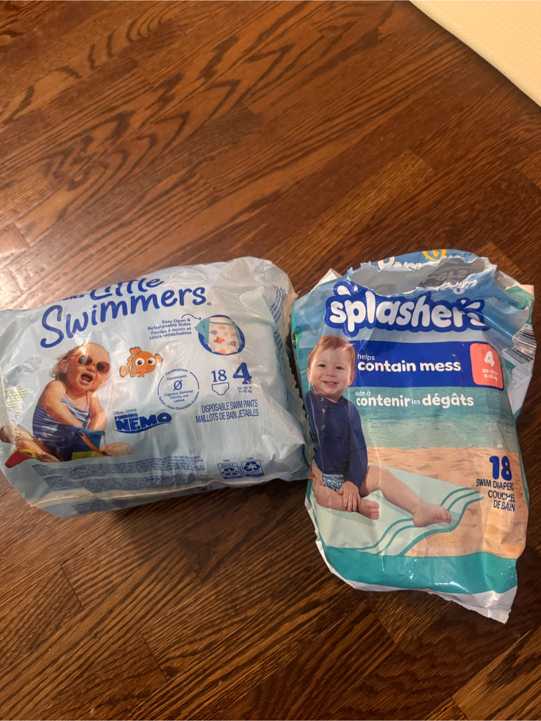 Huggies Little Swimmers and Splashers Swim Diapers Size 4