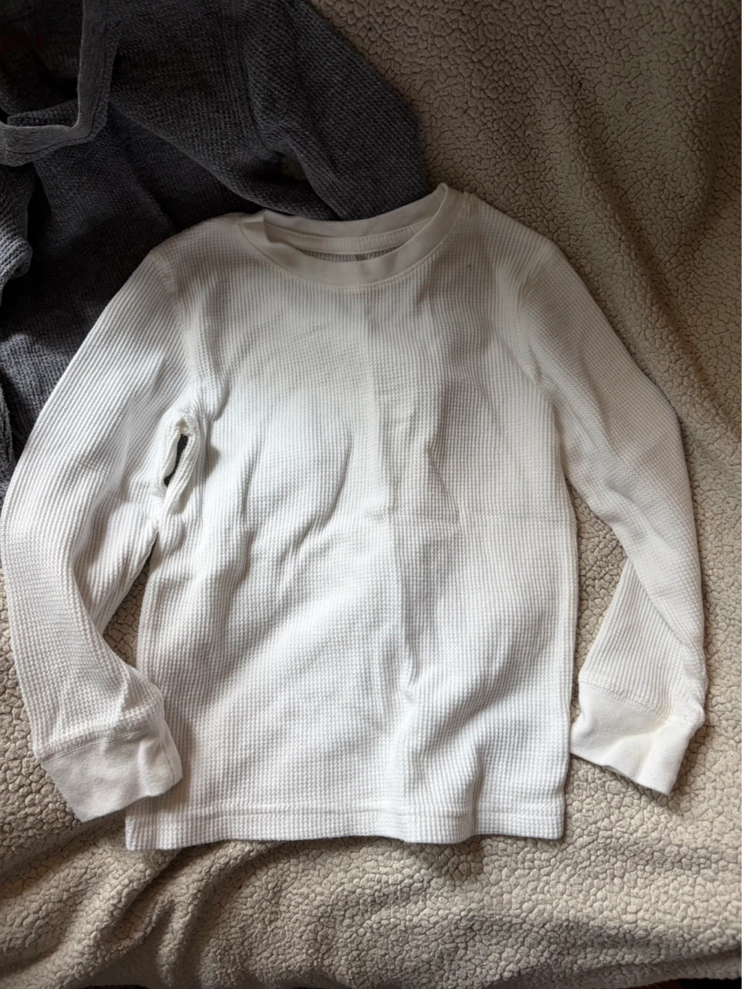 2 Cat & Jack Waffle Knit Long Sleeve Shirts 5T - photo 4