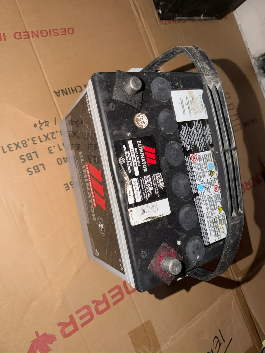 Motomaster Eliminator Automotive Battery - photo 4