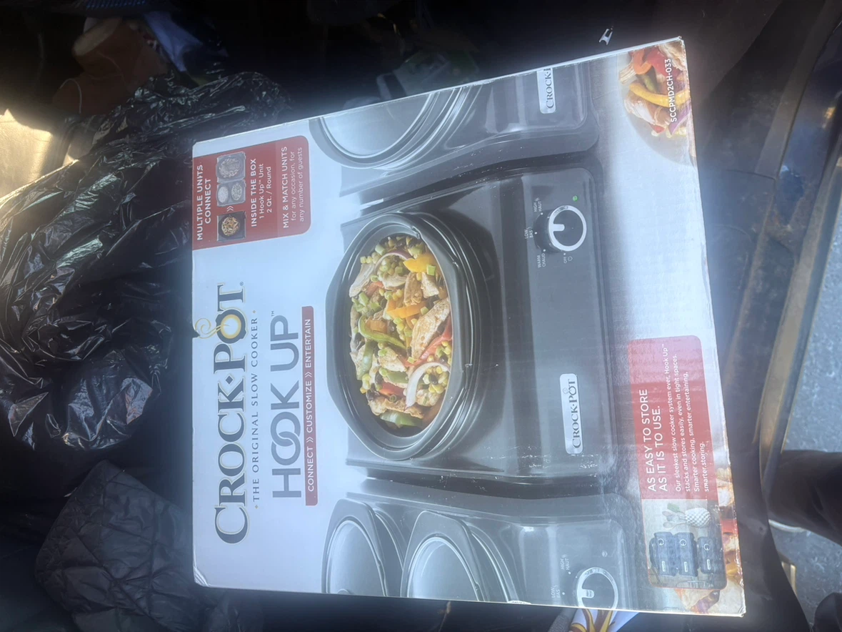 Crock-Pot Hook Up Connectable Slow Cooker 2 Qt