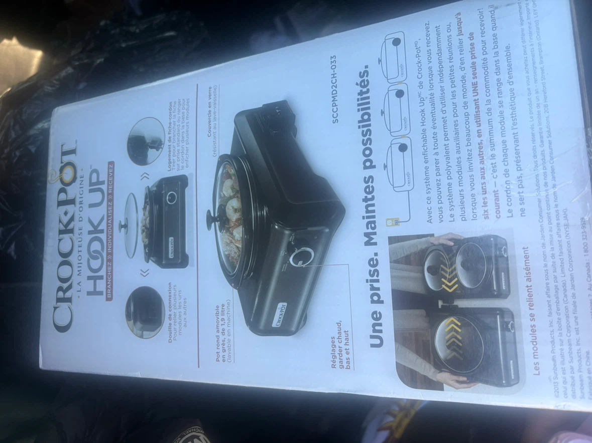 Crock-Pot Hook Up Connectable Slow Cooker 2 Qt - photo 2