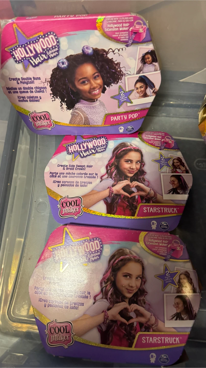 Cool Maker Hollywood Hair Extension.    Refill Packs