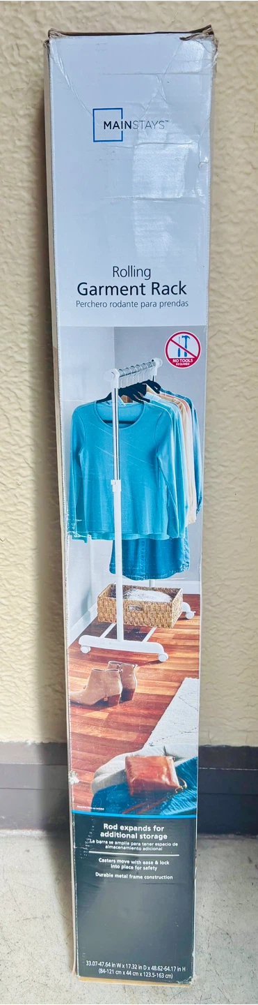 Mainstays Rolling Garment Rack