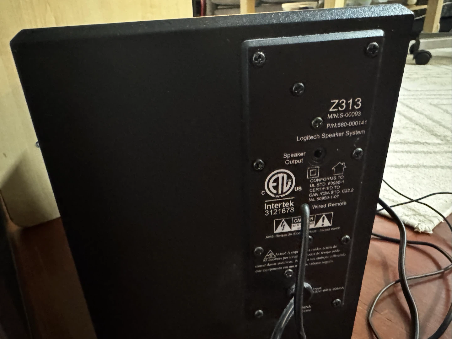 Logitech Z313 Speaker System - photo 4