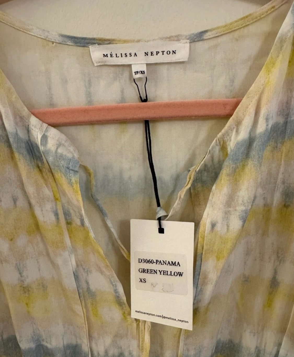 Mélissa Nepton Tie-Dye Dress Yellow Green - photo 3